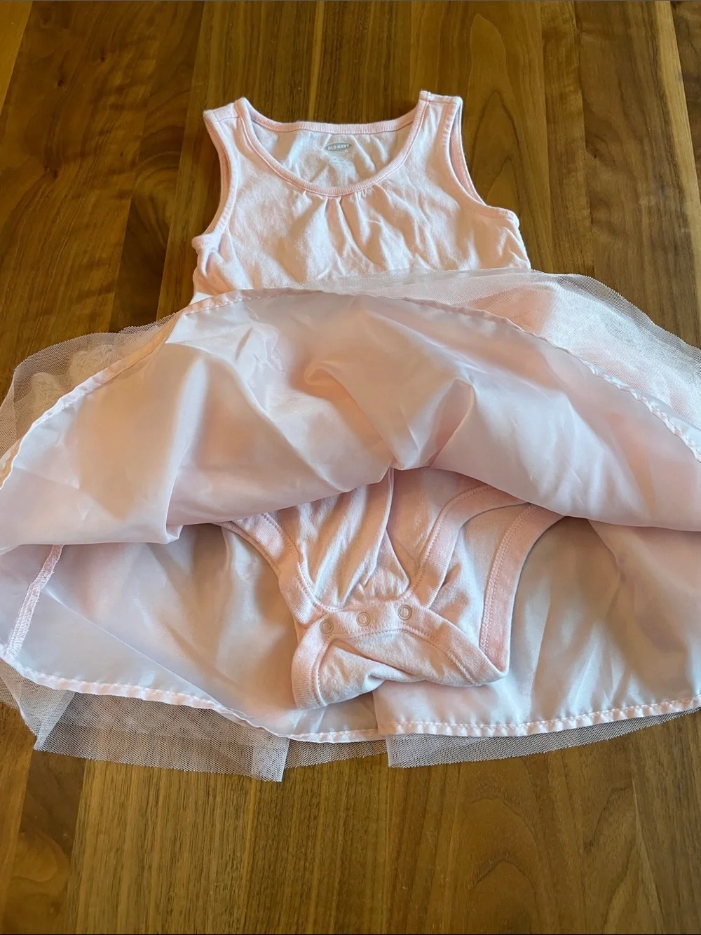 Old Navy Light Pink Sleeveless Tulle Dress